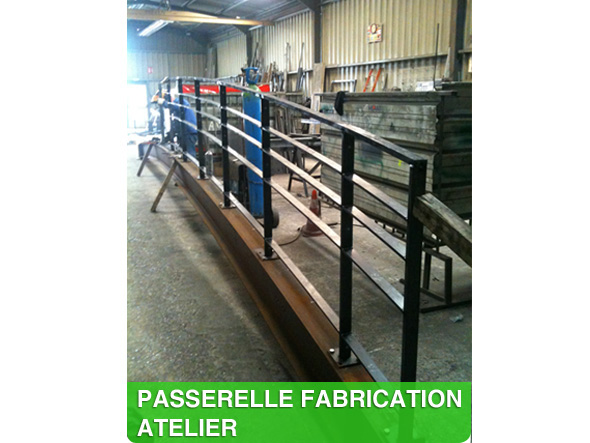 Fabrication Passerelle atelier